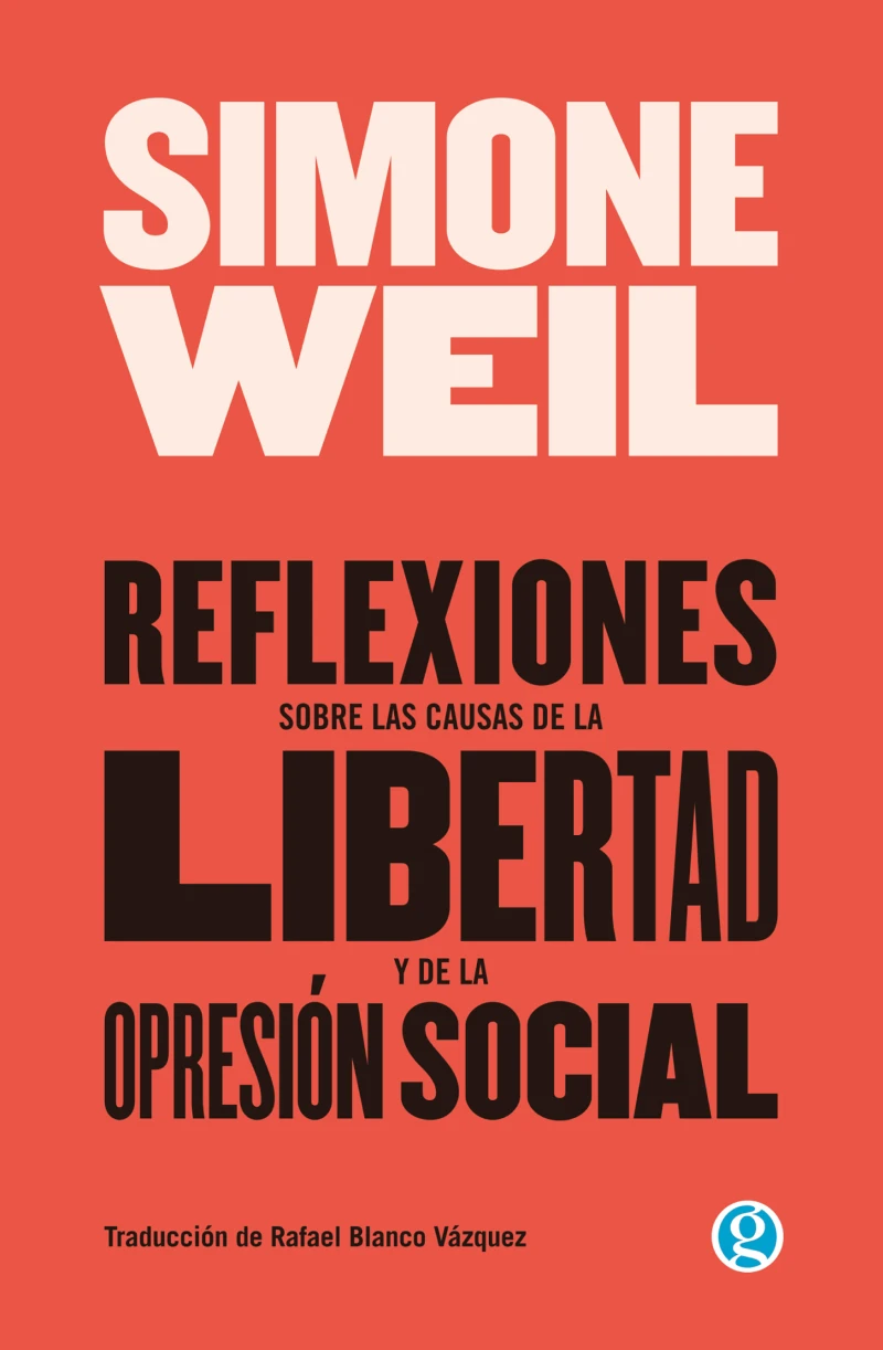 Portada: Reflexiones sobre las causas de la libertad y de la opresión social
