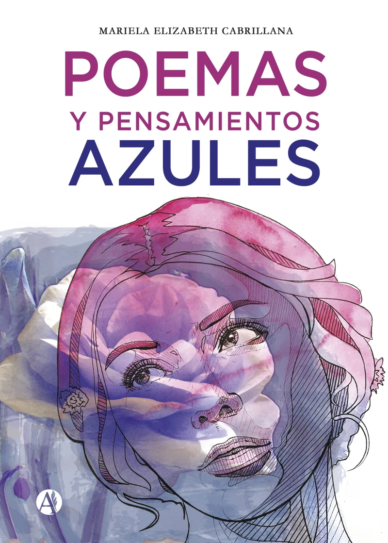 Portada: Poemas y pensamientos azules