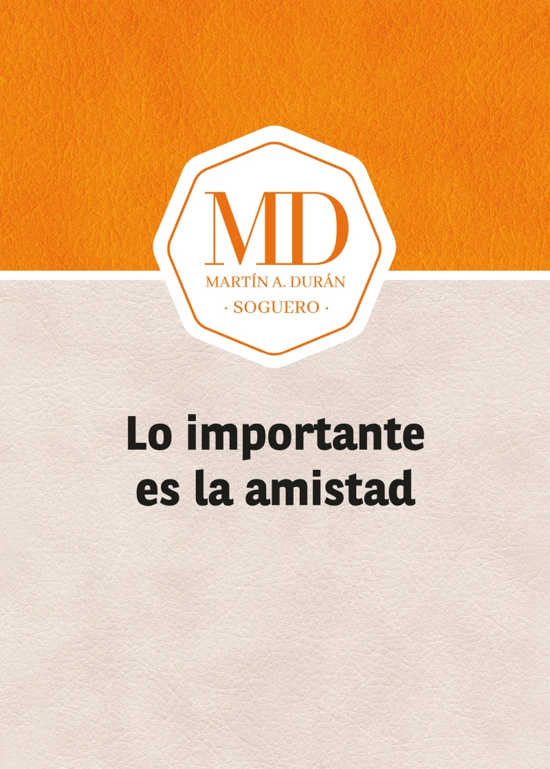 Portada: Lo importante es la amistad