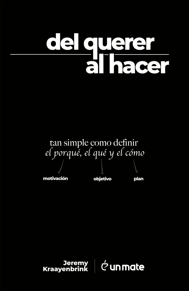 Portada: Del querer al hacer