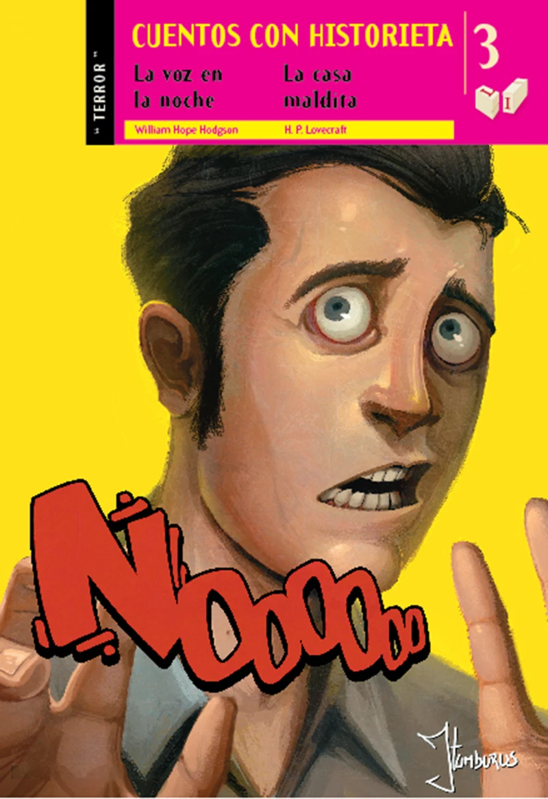Portada: Cuentos con historieta 3: La voz en la noche / La casa maldita