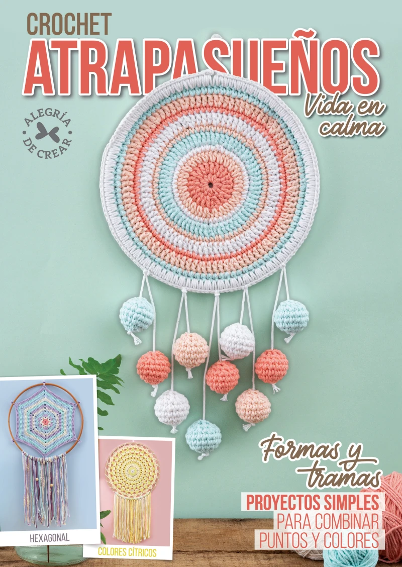 Portada: Crochet Atrapasueños Vida en Calma