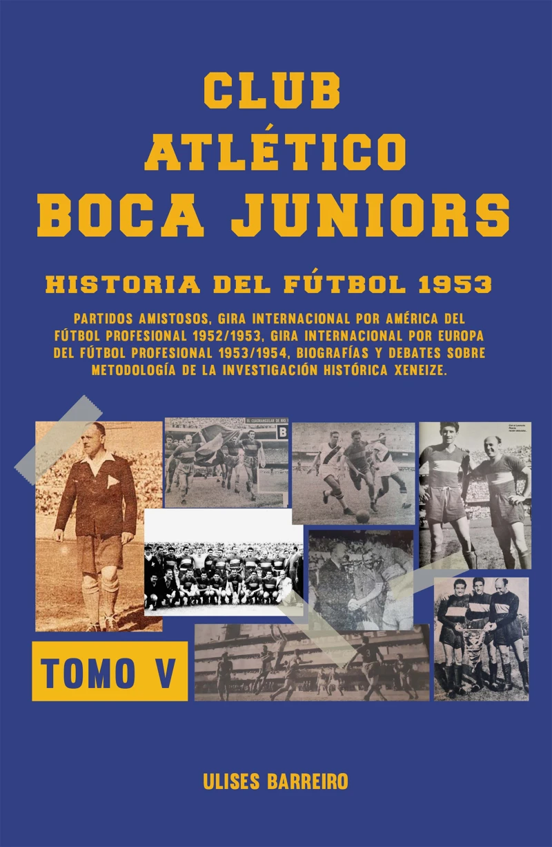 Portada: Club atlético Boca Juniors 1953 V