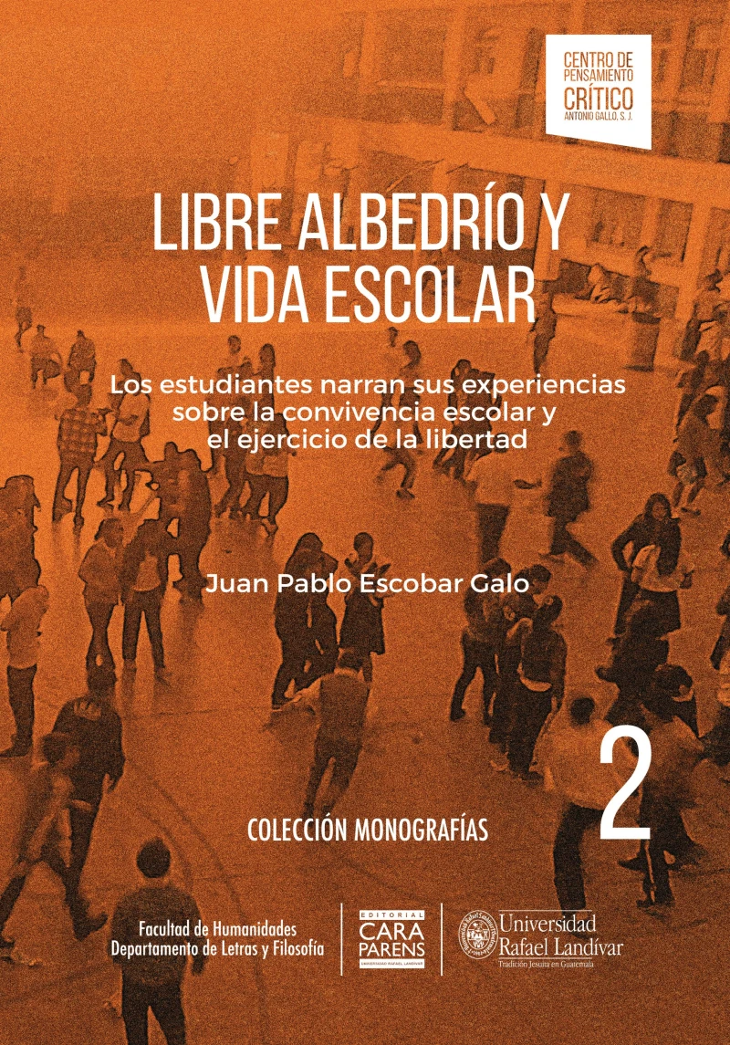 Portada: Libre albedrío y vida escolar