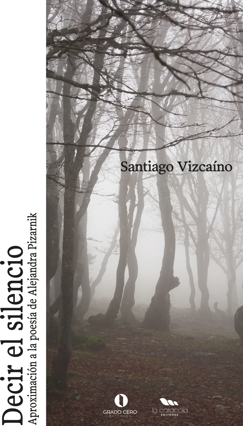 Portada: Decir el silencio. Aproximación a la poesía de Alejandra Pizarnik