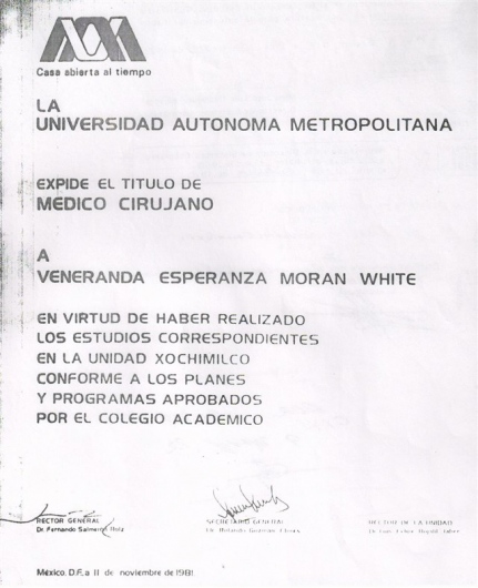 Veneranda Morán White-1