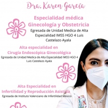 Ampliar imagen: Karen Denise García Pérez, Ginecólogo Santiago de Querétaro