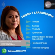 Ampliar imagen: María luisa Hernández Vásquez, Cirujano general Yucatan