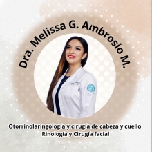 Ampliar imagen: Melissa Guadalupe Ambrosio Mendoza, Otorrinolaringólogo Pachuca de Soto