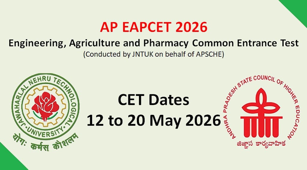 Andhra Pradesh EAPCET 2026 courses, dates, domicile, clashing exams