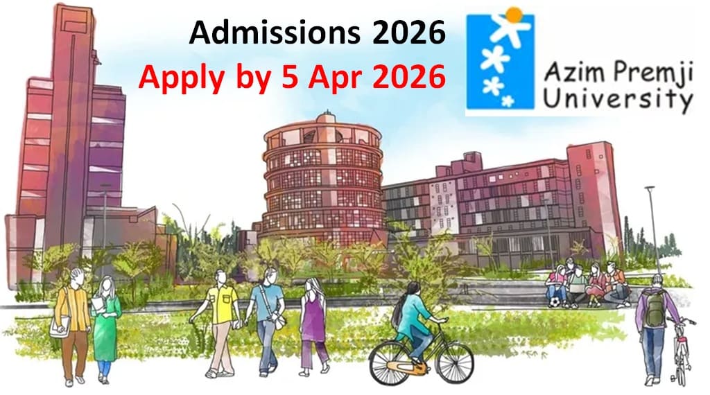 Azim Premji University 2026 Regular Admissions Round
