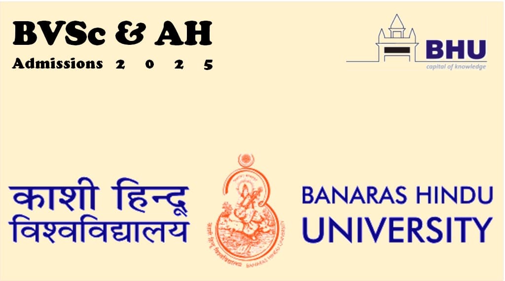 BVSc & AH 2025 admissions in BHU through NEET-UG