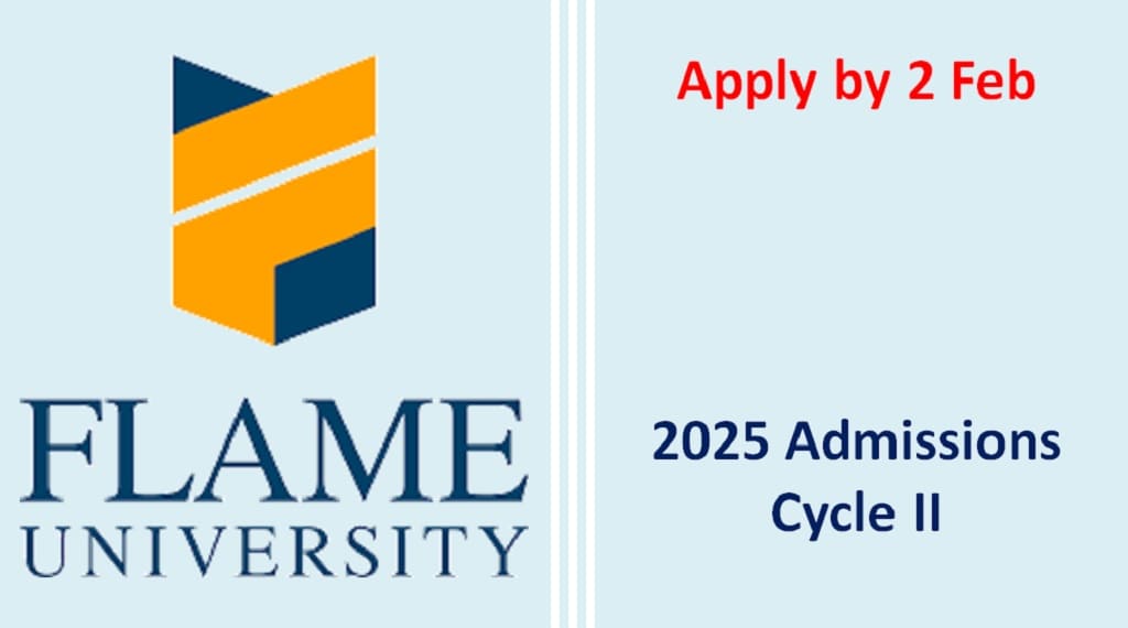 FLAME University 2025 Cycle II admission applications open