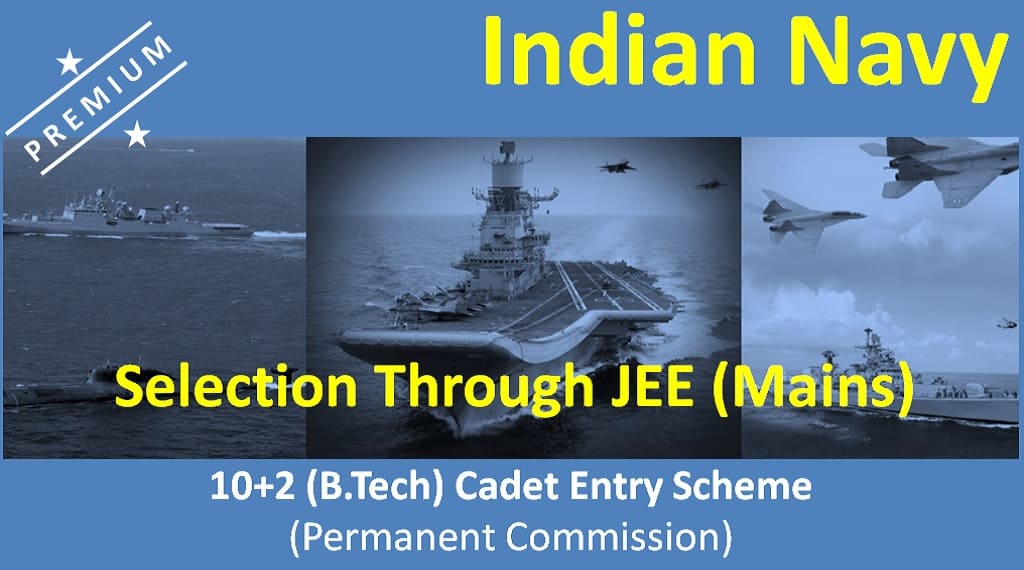 Indian Navy Cadet Entry Jul 2025 Batch Applications Open