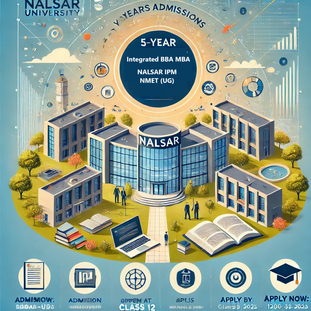 NALSAR University Opens Admissions for 5-Year Integrated BBA-MBA Program (IPM 2025)