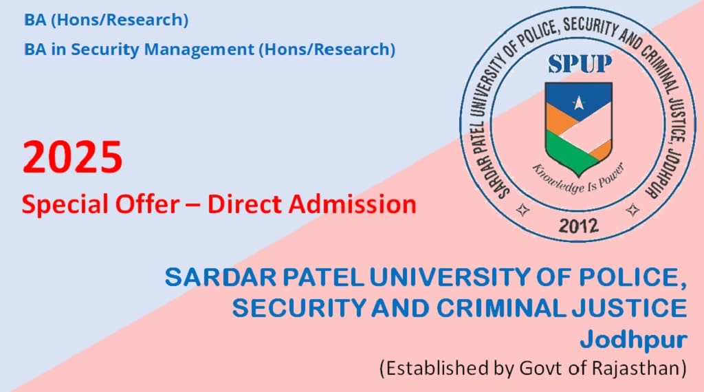 SPUP date extended, vacant UG seats on First Come basis