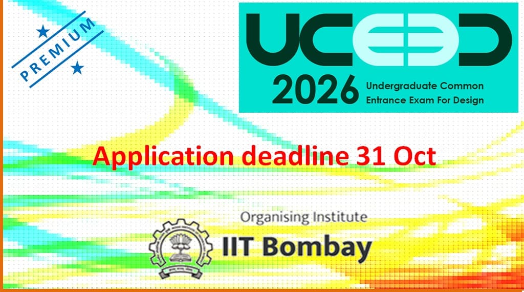 Applications open, IIT Bombay to conduct UCEED 2026 on 18 Jan