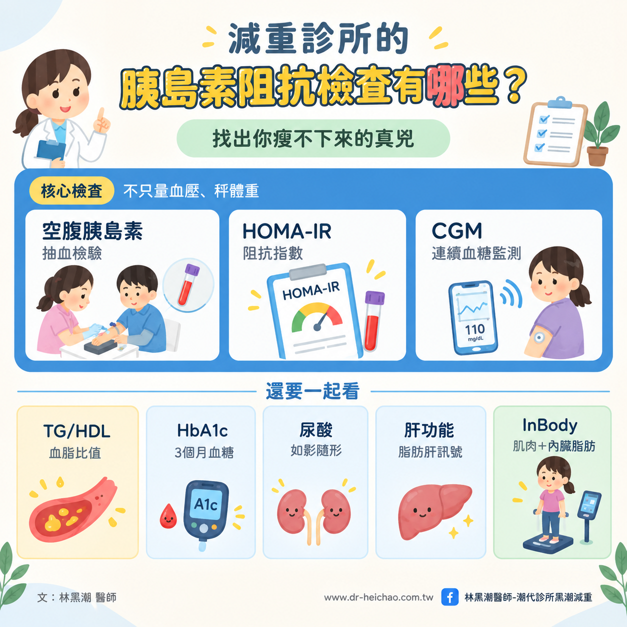 減重診所的胰島素阻抗檢查有哪些？找出你瘦不下來的真兇