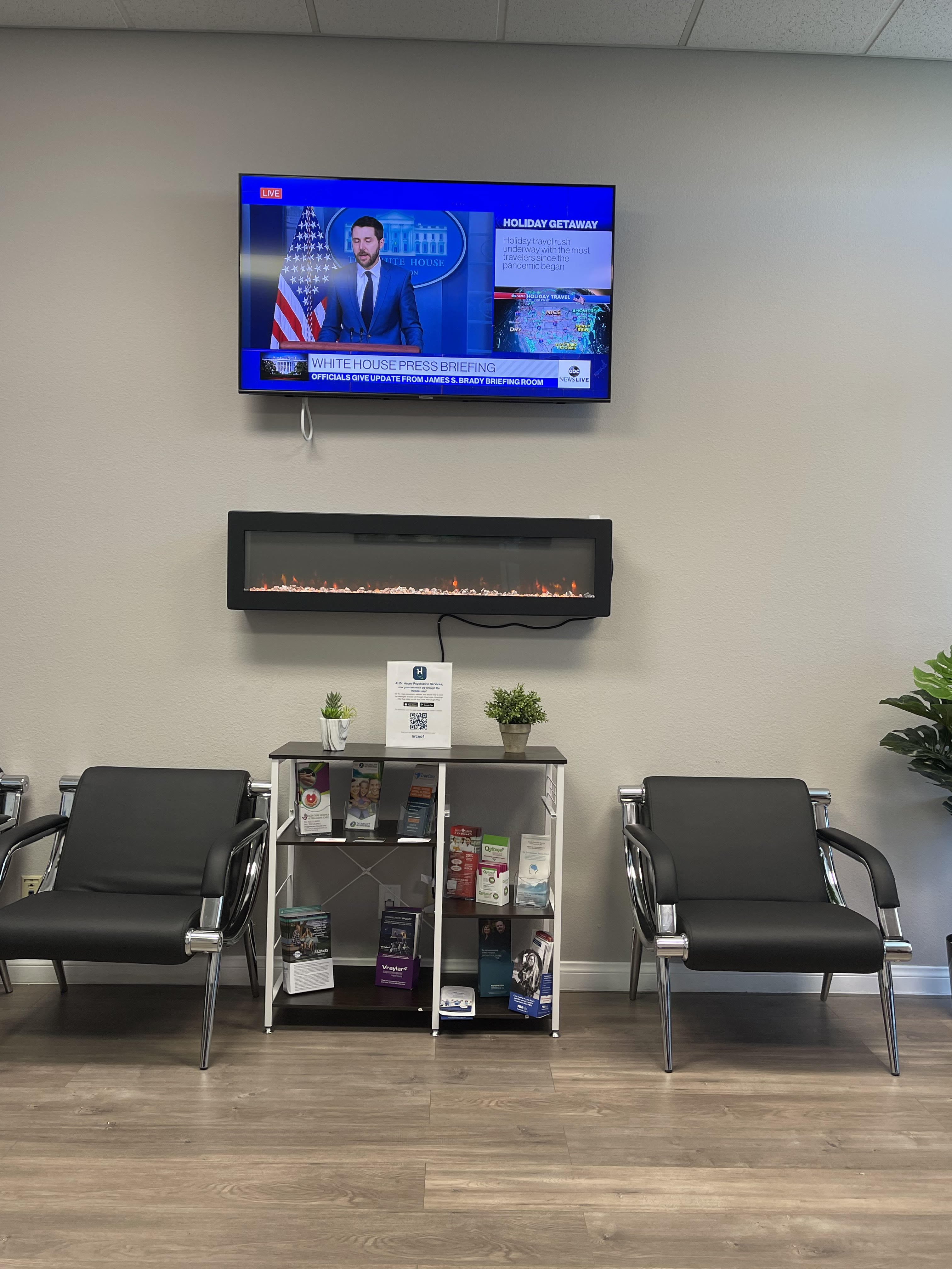 Dr. Arceo Psychiatric Evaluation patients waiting area in Las Vegas