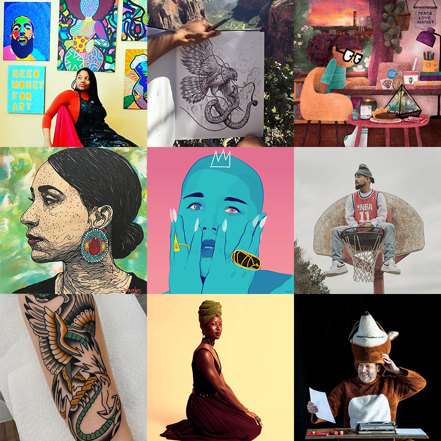 Durham Artist Collage