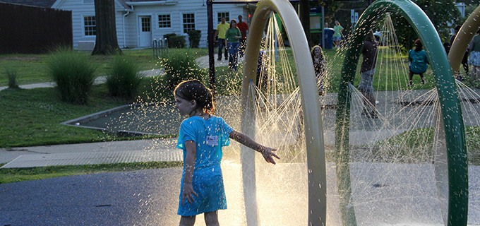 Kids Playing at Spraygrounds Kid Friendly Spraygrounds