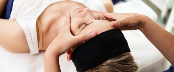 Drenagem linfática facial