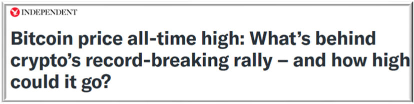 Bitcoin price all-time high