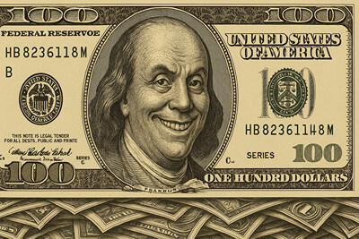 Smirking $100 Bill
