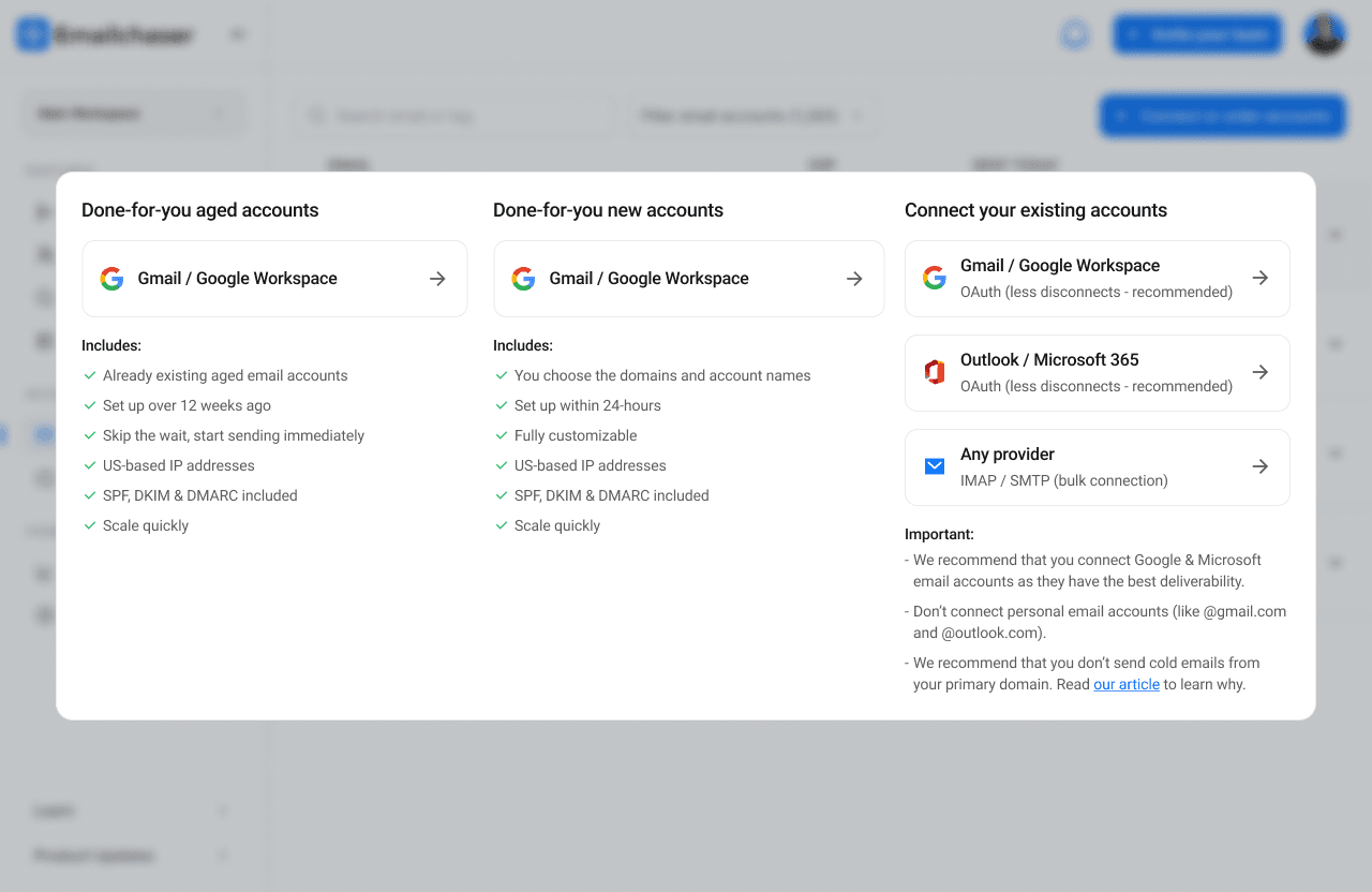 image showing order account modal