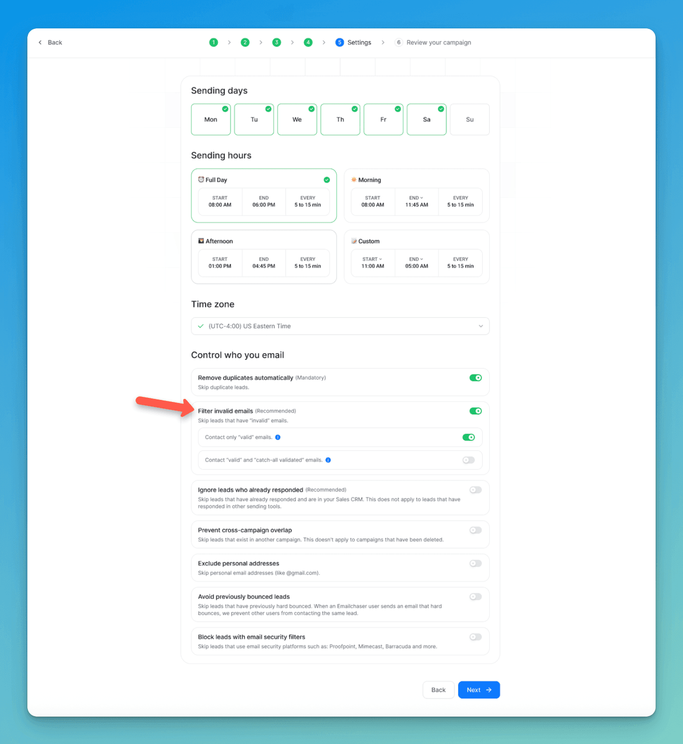 screenshot showing double verification option