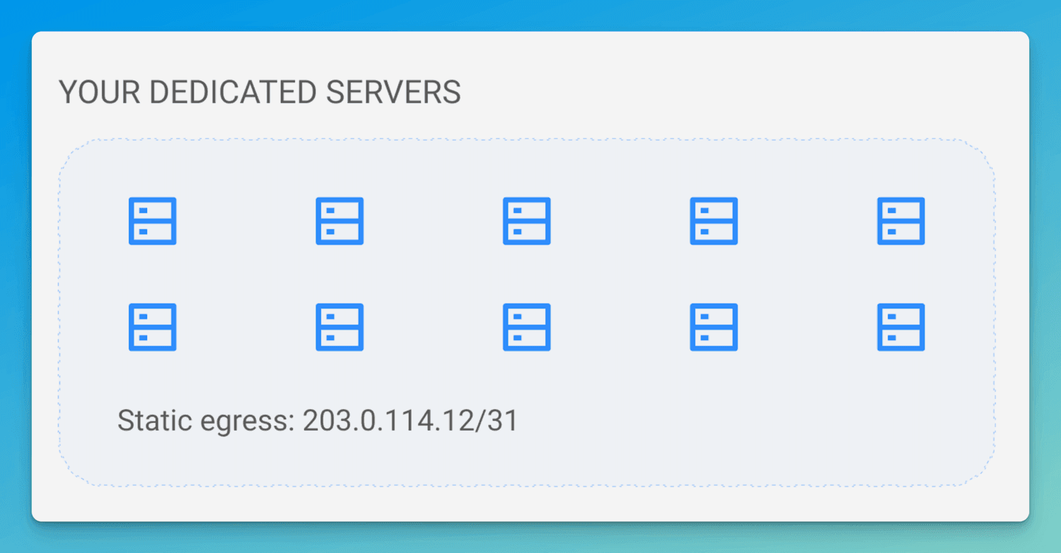 private sequencer dedicated servers