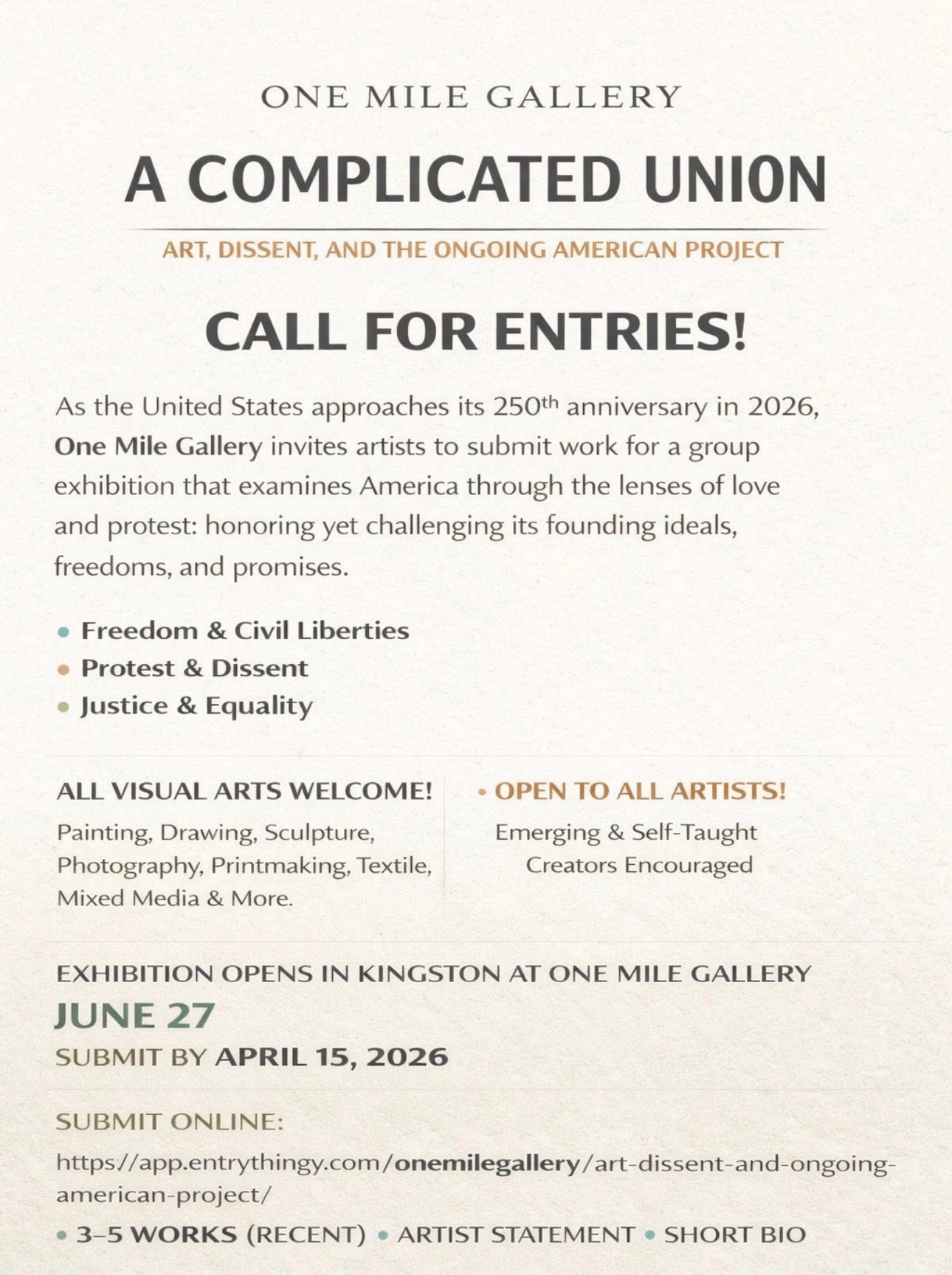 Art & Protest at America’s 250th