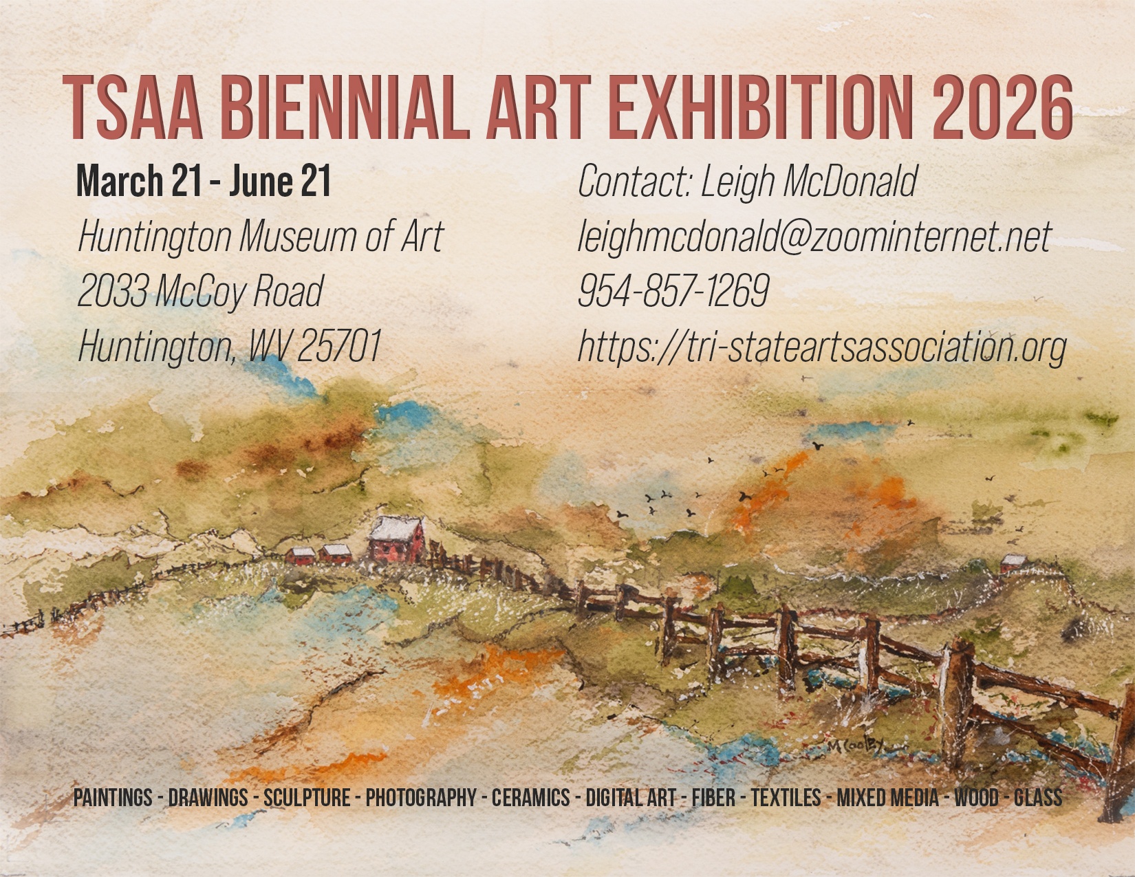 2026 Tri-State Arts Association Juried Biennial Exhibition