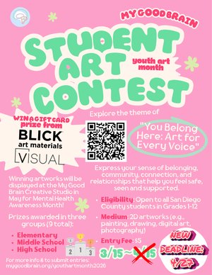 3rd Annual MGB Youth Art Month Student Art Contest — "You Belong Here: Art for Every Voice"