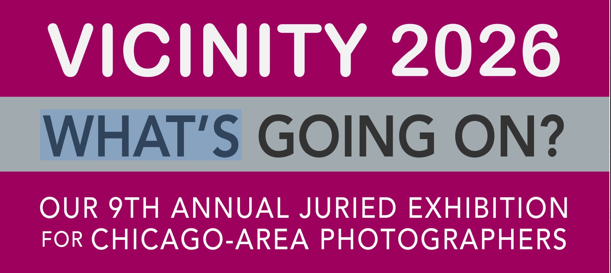 9th Annual Juried Photography Exhibition Call for Entry