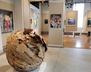 The Greenwich Art Society Member Exhibit Theme "Between Here and There""