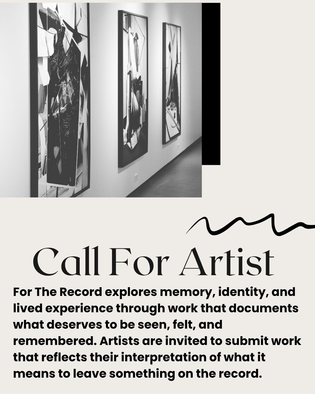 For The Record - Artist Call