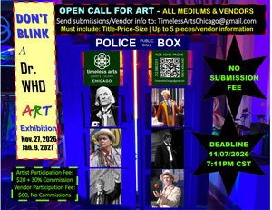 OPEN CALL | DON'T BLINK | a Dr. WHO Art Exhibition