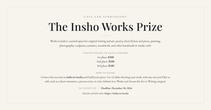 The Insho Works Prize