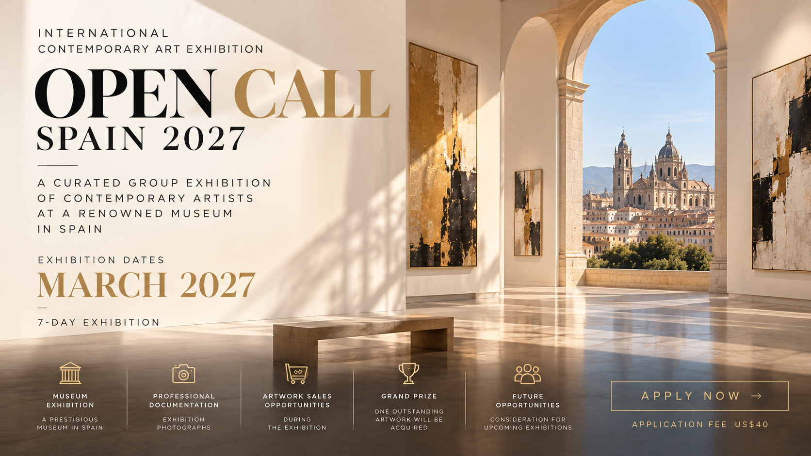 SPAIN MUSEUM EXHIBITION 2027 INTERNATIONAL CONTEMPORARY ART — OPEN CALL