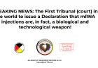International Tribunal Declares mRNA Jabs ‘Biological Weapons of Mass Destruction’
