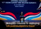 Malaysia Offers Peacekeepers for Gaza in Support of Palestinian Relief