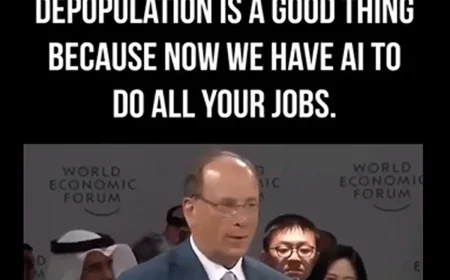BlackRock CEO Larry Fink Signals Population Decline and AI future