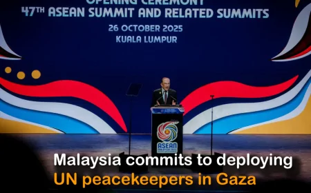 Malaysia Offers Peacekeepers for Gaza in Support of Palestinian Relief