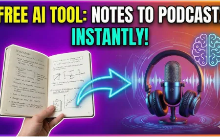 Turn Any Document Into a Podcast for Free — No Subscription, No Limits