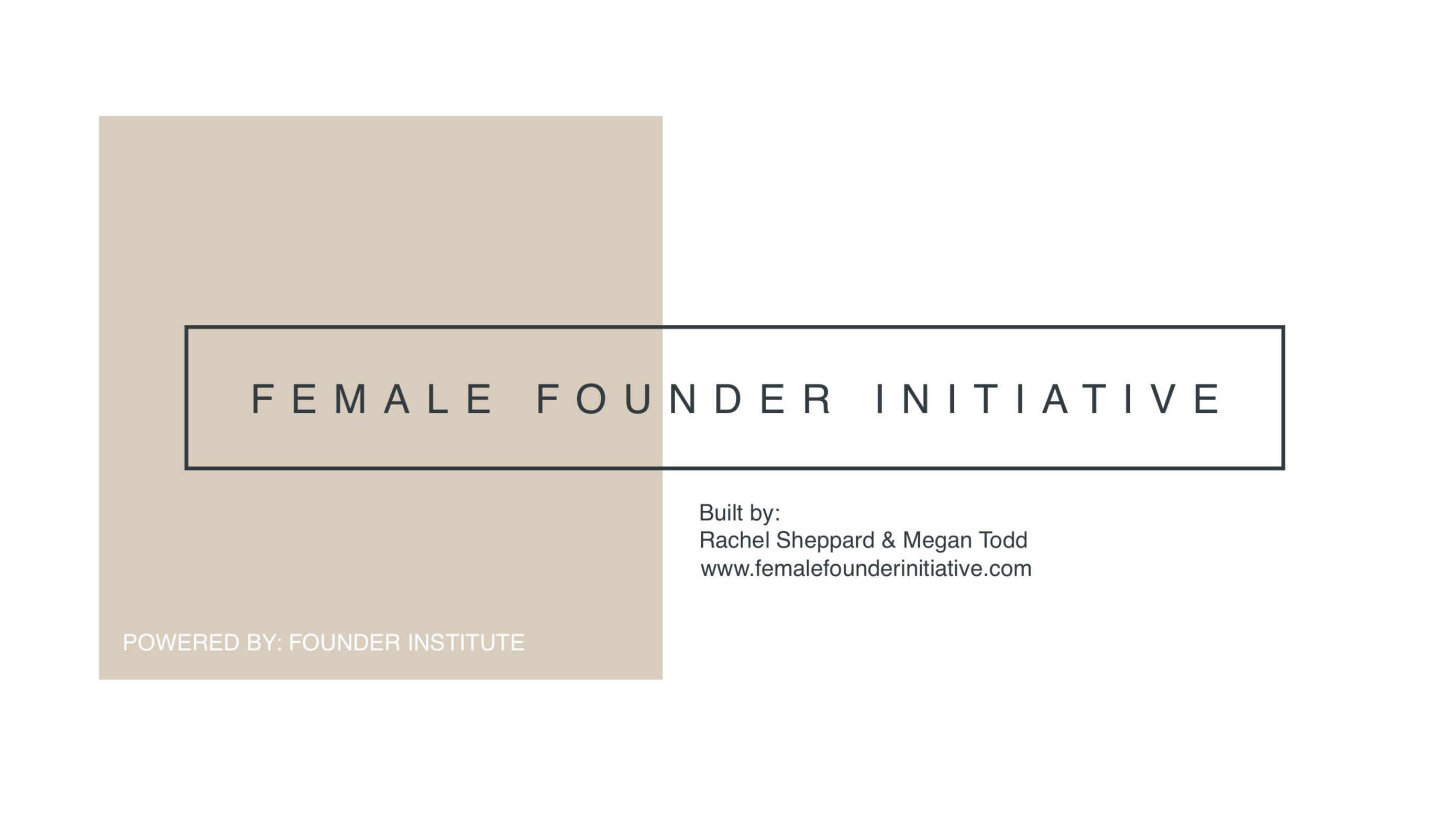 female-founder-initiative-impact-report hero image
