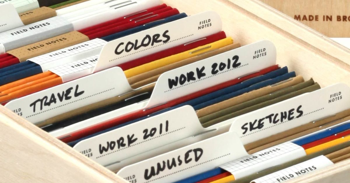 Field Notes | Archival Wooden Box