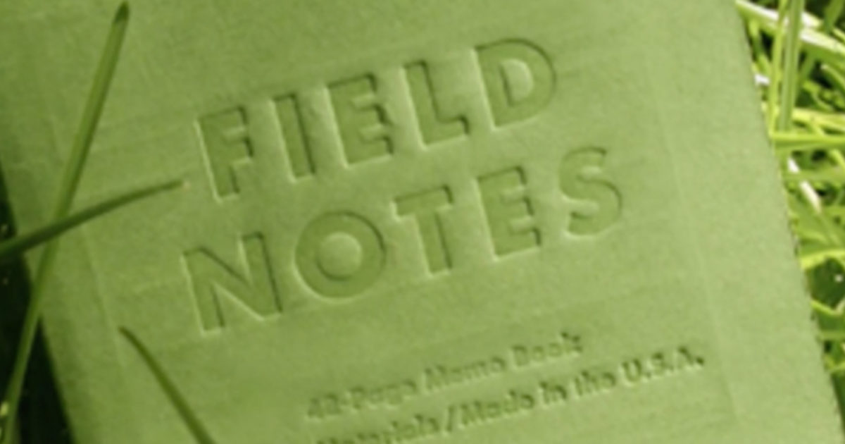 Field Notes | Grass Stain Green Memo Book 3-Pack