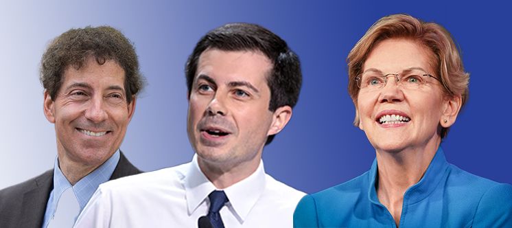 Jamie Raskin, Pete Buttigieg, Elizabeth Warren