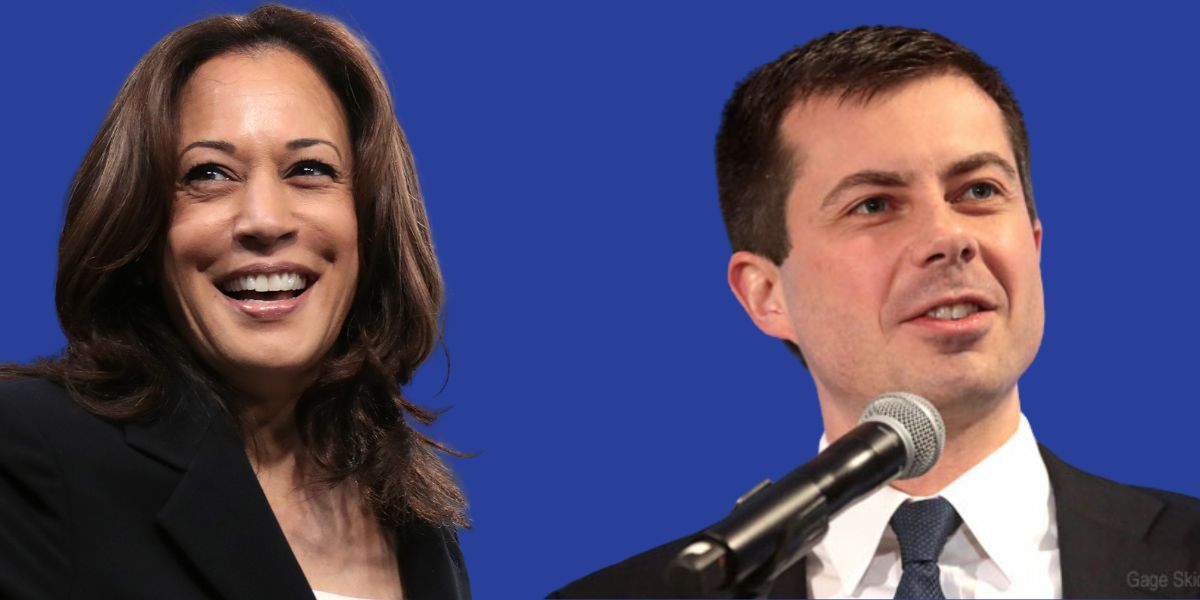 Kamala Harris and Pete Buttigieg